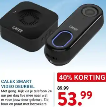 Kluswijs CALEX SMART VIDEO DEURBEL aanbieding