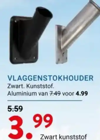 Kluswijs VLAGGENSTOKHOUDER aanbieding