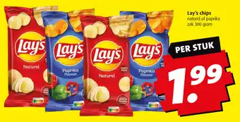 Boni Lay's chips 300g aanbieding