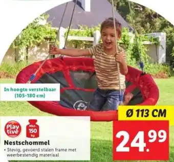 Lidl Nestschommel aanbieding