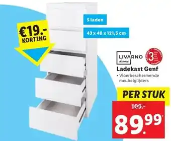 Lidl LIVARNO home Ladekast Genf aanbieding