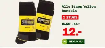 Welkoop Alle Stapp Yellow bundels aanbieding