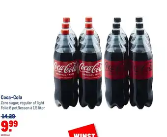 Makro Coca-Cola  6 x 1.5 liter aanbieding