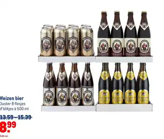 Makro Weizen bier 8 x 500ml aanbieding