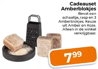 Trekpleister Cadeauset Amberblokjes aanbieding