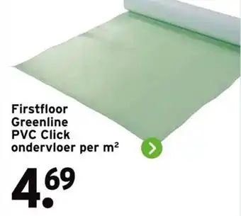 GAMMA Firstfloor greenline pvc click ondervloer per m aanbieding