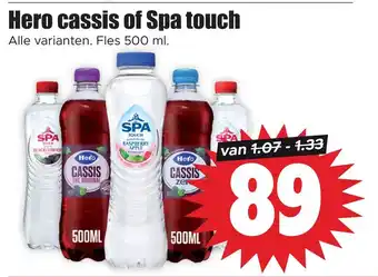 Dirk Hero cassis of Spa touch aanbieding