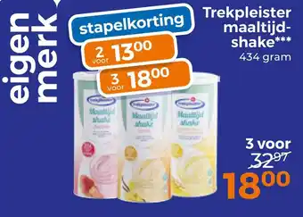 Trekpleister Trekpleister maaltijdshake*** aanbieding