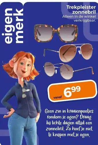 Trekpleister Trekpleister zonnebril aanbieding