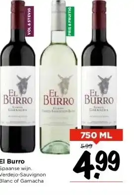 Vomar Voordeelmarkt El Burro aanbieding