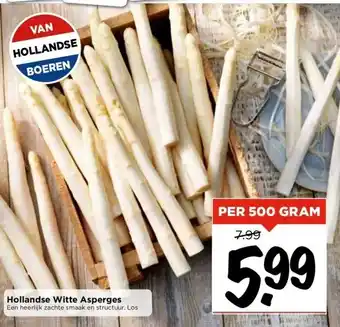 Vomar Voordeelmarkt Hollandse Witte Asperges aanbieding