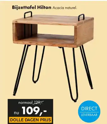 Woonsquare Bijzettafel Hilton Acacia naturel aanbieding