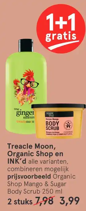 Etos Treacle moon, organic shop en INK'd aanbieding