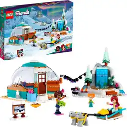 Bol.com LEGO Friends Iglo vakantieavontuur Speelgoed Winter Glamping Set met Speelgoed Hond - 41760 aanbieding