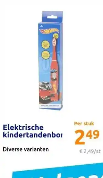 Action Elektrische kindertandenbor aanbieding