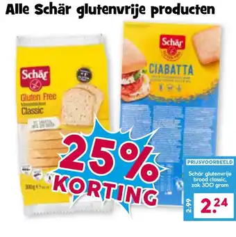 Boon`s Markt Alle Schär glutenvrije producten aanbieding