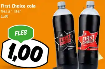 Poiesz First Choice cola aanbieding