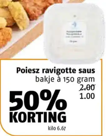 Poiesz Ravigotte saus 150g aanbieding