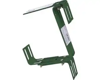 Hornbach GELI Balkonhaak verstelbaar groen 24x9 cm 2 st. aanbieding