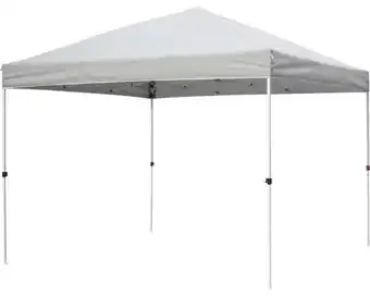 Hornbach GARDEN PLACE Partytent One Touch uitvouwbaar polyester lichtgrijs 3x3 m aanbieding