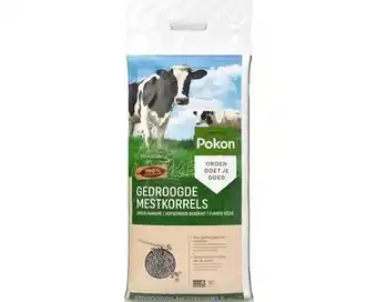 Hornbach POKON Gedroogde mestkorrels koemestkorrels 10 kg aanbieding