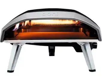 Hornbach OONI Pizzaoven Koda 16, gas 30 mB, RVS zilverzwart 58x63x37 cm aanbieding