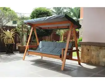 Hornbach GARDEN PLACE Schommelbank Elin grijs aanbieding