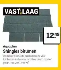 Hubo Aquaplan Shingles bitumen aanbieding