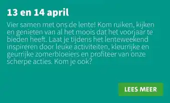 Intratuin 13 en 14 april aanbieding