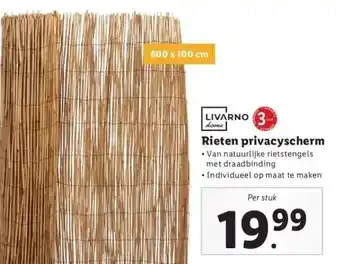 Lidl Rieten privacyscherm aanbieding