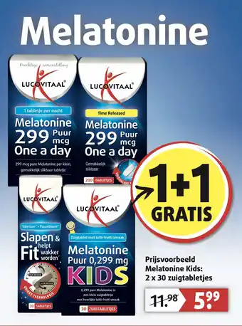 Lucovitaal Melatonine aanbieding