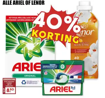 MCD Supermarkt ALLE ARIEL OF LENOR aanbieding