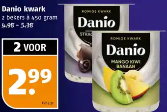 Poiesz Danio kwark 450g aanbieding