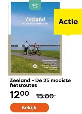 The Read Shop Zeeland - De 25 mooiste fietsroutes aanbieding