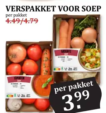 MCD Supermarkt VERSPAKKET VOOR SOEP aanbieding