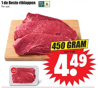 Dirk 1 de Beste riblappen 450g aanbieding