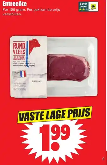 Dirk Entrecote 100g aanbieding