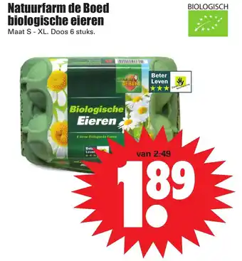 Dirk Natuurfarm de Boed biologische eieren aanbieding