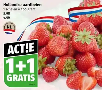 Poiesz Hollandse aardbeien aanbieding