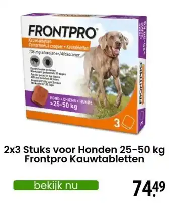 Zooplus 4 stuks voor kleine honden (1-5kg) Milbemax Kauwtabletten aanbieding