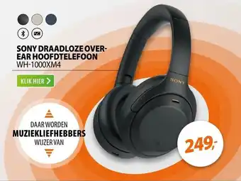 Expert Sony WH-1000XM4 Zwart aanbieding