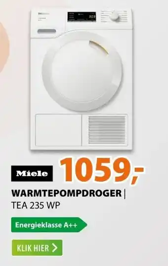 Expert Miele TEA 235 WP aanbieding