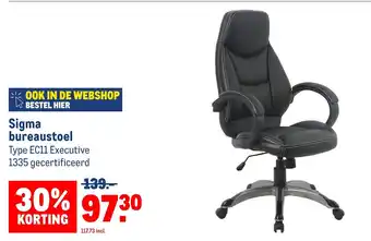 Makro Sigma bureaustoel aanbieding