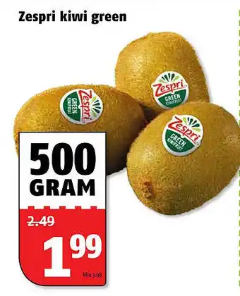 Poiesz Zespri kiwi green 500gram aanbieding