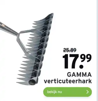 GAMMA GAMMA verticuteerhark aanbieding