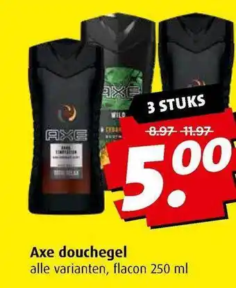 Boni Axe douchegel 250ml aanbieding