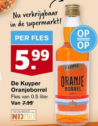 Hoogvliet De kuyper oranjeborrel aanbieding