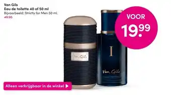 DA Van Gils Eau de toilette 40 of 50 ml aanbieding