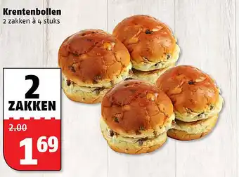 Poiesz Krentenbollen aanbieding