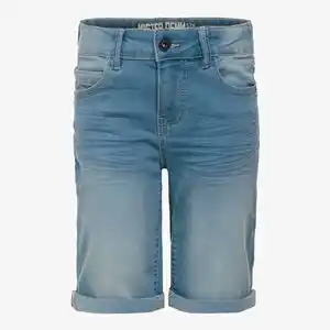 Scapino Unsigned jongens denim short lichtblauw aanbieding